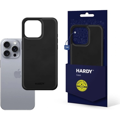 3mk Protection 3mk Hardy Apple Silky Leather MagCase за Apple iPhone 16 Pro - черен (5903108586481)