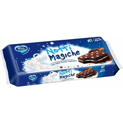Midi čokoládové koláčiky s mliečnym krémom 300 g