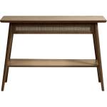 Unique Furniture Кафява конзолна маса с дъбов плот 40x110 cm Barrali - Unique Furniture (47282931)