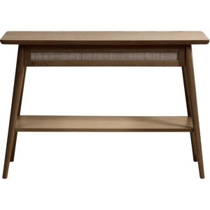 Unique Furniture Кафява конзолна маса с дъбов плот 40x110 cm Barrali - Unique Furniture (47282931)