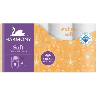 HARMONY Soft CREAM Aroma biely 8 ks