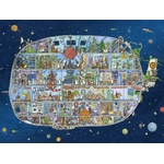 Heye - Puzzle Adolfsson: Spaceship - 1 500 piese