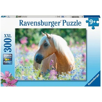 Ravensburger Пъзел Ravensburger XXL - Кон в поле от цветя, 300 части (4005556132942) (4005556132942)