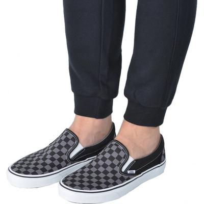 Vans classic pánské kostkované slip on šedo/černé – Zboží Mobilmania