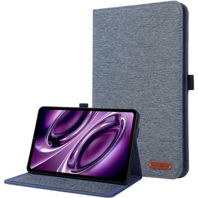 Vsechnonamobil 145906 FABRIC Zaklápěcí obal pro Xiaomi Redmi Pad 2 9.7 / Redmi Pad 2 SE modrý