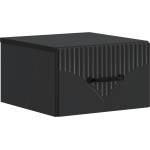 vidaXL Спален шкаф с монтаж на стена Черно 34, 5 x 33 x 20 см (898937)
