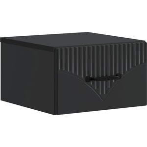vidaXL Спален шкаф с монтаж на стена Черно 34, 5 x 33 x 20 см (898937)