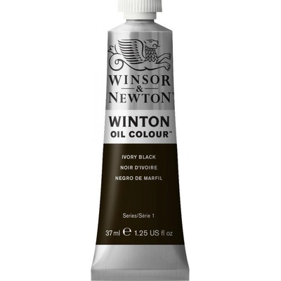 Winsor & Newton Winton olejová farba 37 ml Ivory black