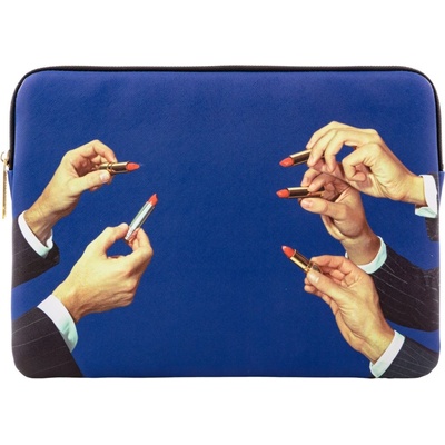 Seletti Чанта за лаптоп TOILETPAPER LIPSTICKS 34, 5 x 25 cм, синя, Seletti (SLT02561)