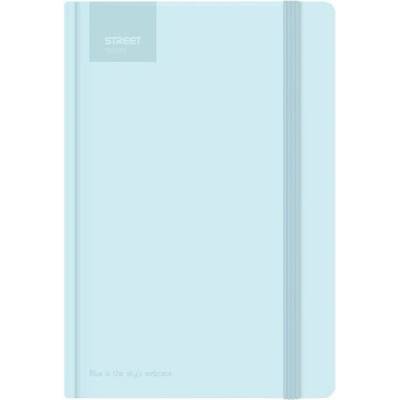 Blok A5, 100l, 80g, linkovaný - Pastel Blue s gumou