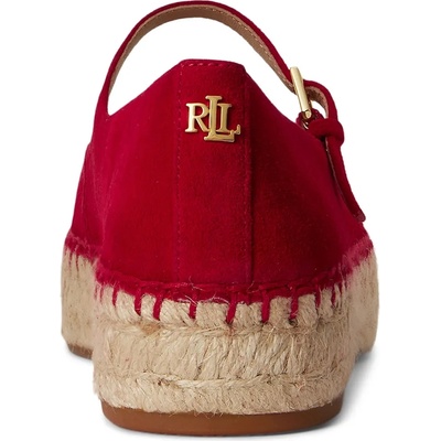 Lauren Ralph Lauren еспадрили дамски от велур Luize Mj (802P06401002.600)