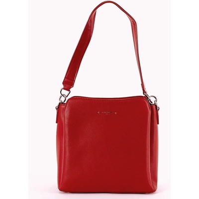 David Jones dámská tříoddílová kabelka na rameno i crossbody 6417 červená