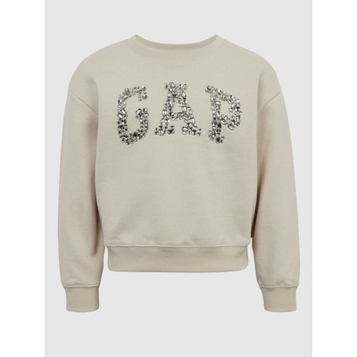 GAP Детски суитшърт с логото на GAP GAP | Bezhov | Момичешки | 152-158