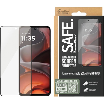 Panzer Стъклен протектор Safe за Motorola Moto G05, G15, G15 Power, UWF, Прозрачен