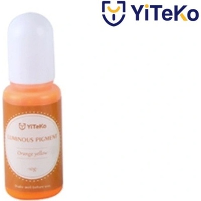 YiTeKo Svítící pigment do pryskyřice 15 oranžovožlutá 10 ml – Zbozi.Blesk.cz