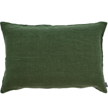 Södahl Декоративна възглавница Linen 40 x 60 см тъмнозелена (30061)