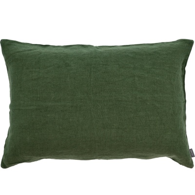 Södahl Декоративна възглавница Linen 40 x 60 см тъмнозелена (30061)