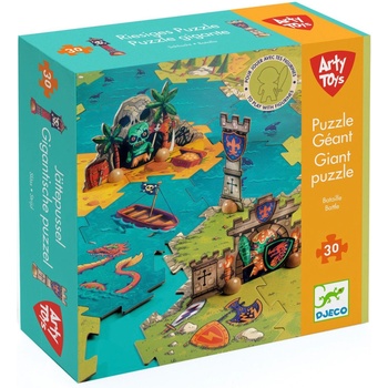 DJECO Образователен пъзел Djeco Arty Toys - Битката (DJ06847)