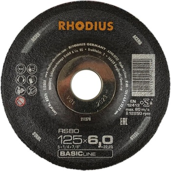 Rhodius Brusný kotouč 125 x 6,0 x 22,23 mm 211378