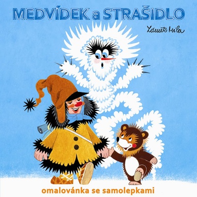 Medvídek a strašidlo omalovánka se samolepkami Zdeněk Miler