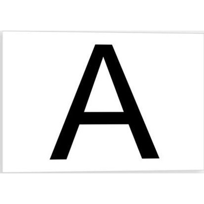 Traiva s.r.o Označení kamionů tabulkou A Varianty: Samolepka 400 x 300 mm tl. 0.1 mm - reflexní - Kód: 01890