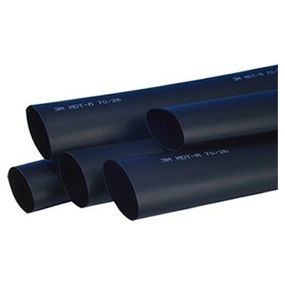 3M MDT-A Trubice s lepidlem smršťovaná teplem, černá 50 mm/18 mm, délka 1 m, černá