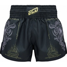 Ego Combat Muay Thai trenky černá/zlatá