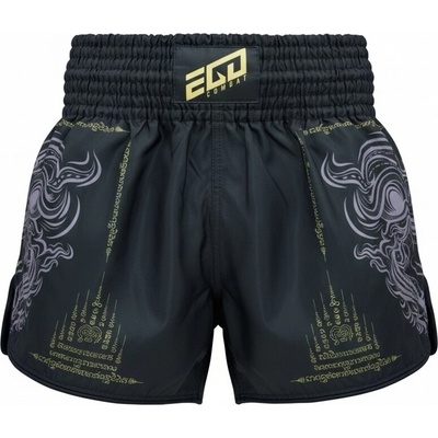 Ego Combat Muay Thai trenky černá/zlatá