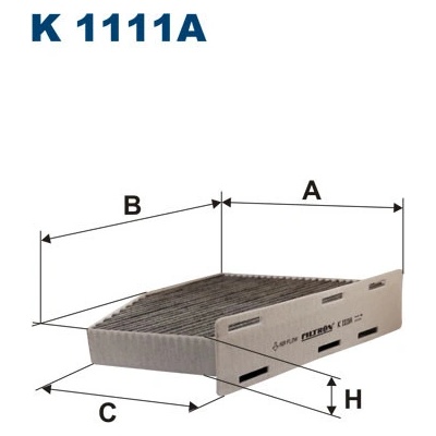 Kabinový filtr Filtron K1111A | Zboží Auto