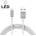 Delight cable - Кабел за зареждане на Iphone Lightning, 1 м, бял 55442I-WH (55442I-WH)