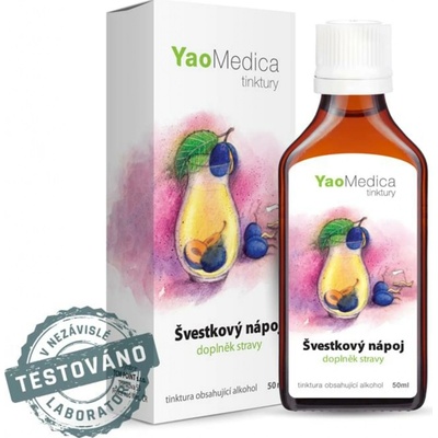YaoMedica Slivkový nápoj Wu Mei Wan tinktúra z čínskych bylín 50 ml