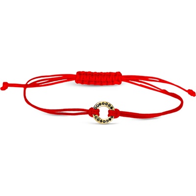 Cutie Jewellery Červený kabala náramok s ozdobou Z3061-60-BL-X-1 red