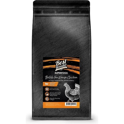 Best Breeder Deluxe Dog British Free Range Chicken Adult 6 kg