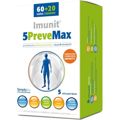 Simply You 5PreveMax Imunit nukleotidy+betaglukan 60+20 tabliet