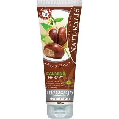 Naturalis masážna emulzia Gaštan a Kostival 200 ml