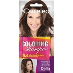 Delia Cosmetics Cameleo Оцветяващ шампоан саше, 5.4 Chestnut Brown, 40 ml - baby