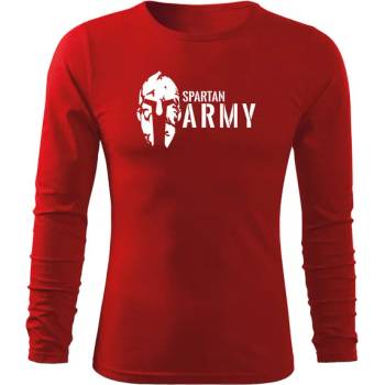 Image 1 of DRAGOWA FIT-T Тениска с дълъг ръкав Spartan Army, червена, 160 г/м2 (5604)