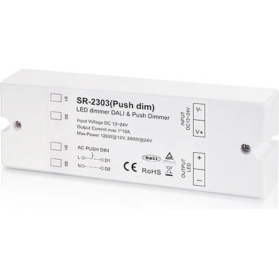 Stmievač DALI Sunricher SR-2303 10 A PUSH DIM pre LED pásky