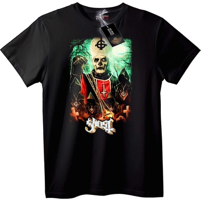 NOONEBRAND Тениска Ghost Band череп - 7XL, Black