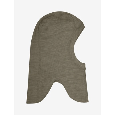 Detská kukla z merino vlny pre deti khaki Dusky Green CeLaVi