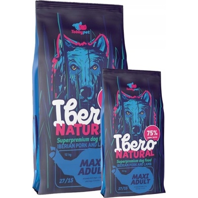 Ibero Natural Adult Dog Maxi Pork & Lamb 12 kg