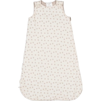 Geggamoja Spací pytel pro miminka z bambusu a bio bavlny Beige mini clover
