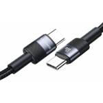 USAMS кабел M3 към M4, 60W, 1, 2 м, плетен - 1 бр (Usa001495)