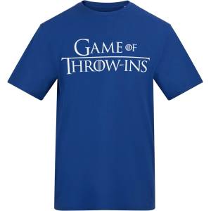 AWD Тениска AWD Adults Printed Novelty Football Fan Tee - Throw-ins