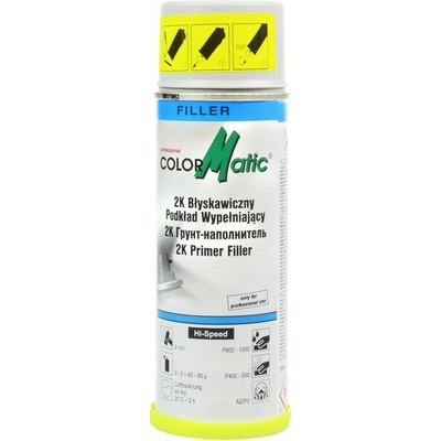 ColorMatic 2K Primer vysokorychlostní dvousložkový základní nátěr ve spreji 200ml – Sleviste.cz