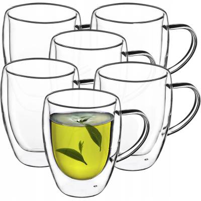Kadax Poháre na kávu a čaj 6 x 350 ml