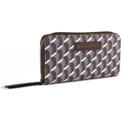 Bugatti Dámská peněženka Ella classic zip 496631 90 hnědá