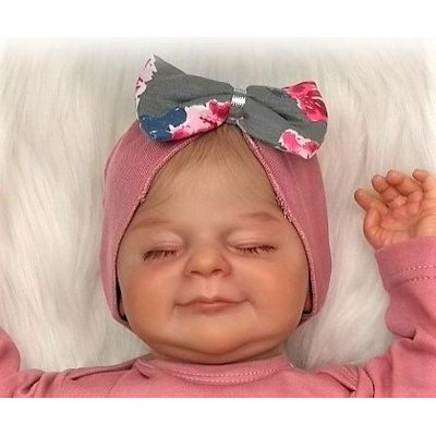 Dívčí čelenka Růže šedá