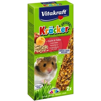 Image 1 of Vitakraft двоен крекер с плодове за хамстери 2 бр в кутия