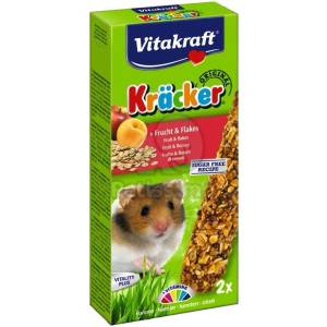 Vitakraft двоен крекер с плодове за хамстери 2 бр в кутия